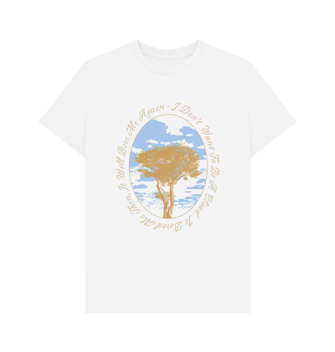 White Printed T-shirt Front