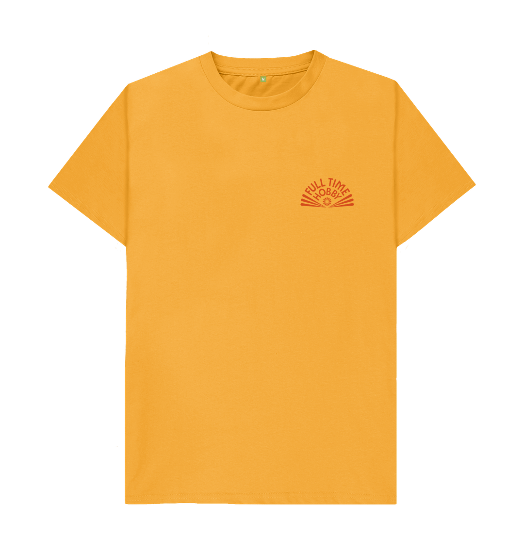 Mustard Printed T-shirt Front