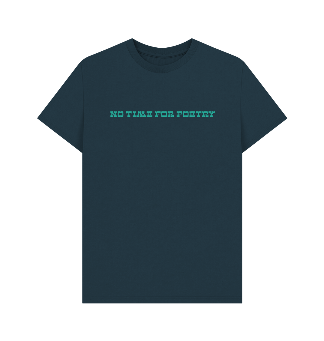 Denim Blue Printed T-shirt Front