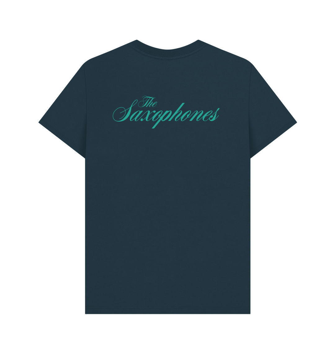 Denim Blue Printed T-shirt Back