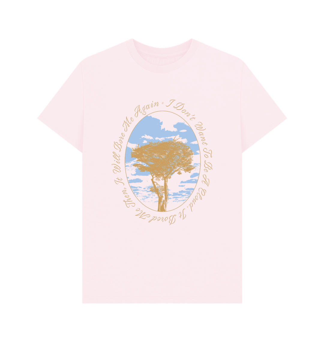 Pink Printed T-shirt Front