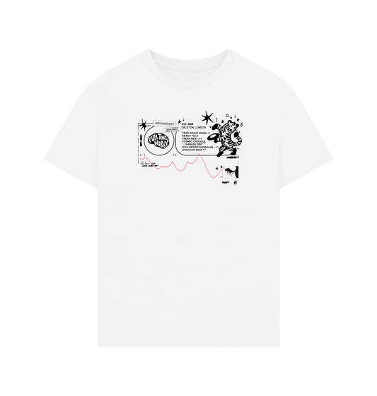 Full Time Hobby x Independent Label Market (Black + White Print) Oversized T Shirt