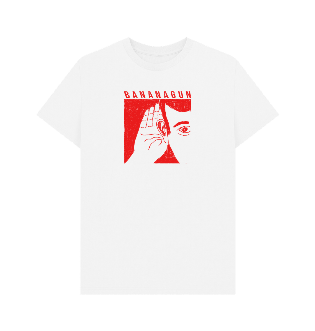 White Printed T-shirt Front