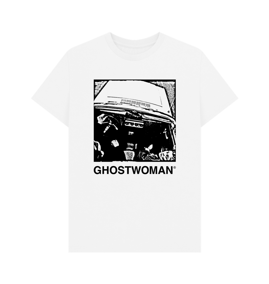 White Printed T-shirt Front