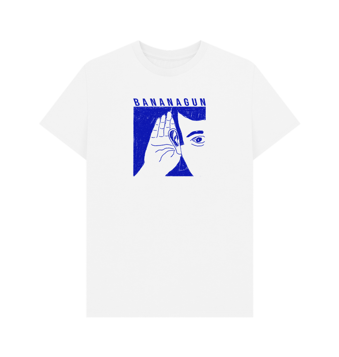 White Printed T-shirt Front