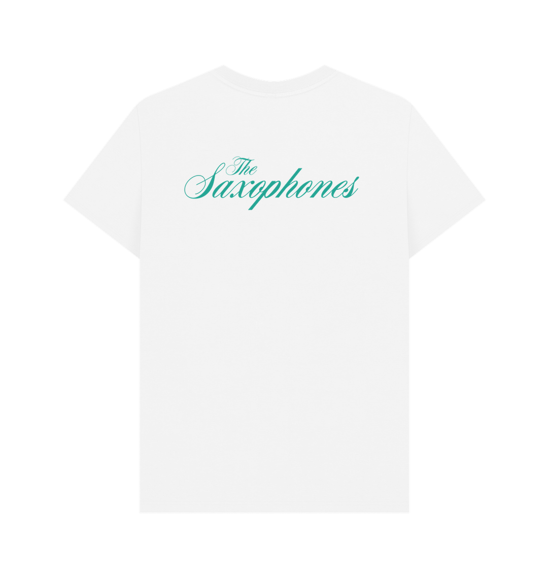 White Printed T-shirt Back