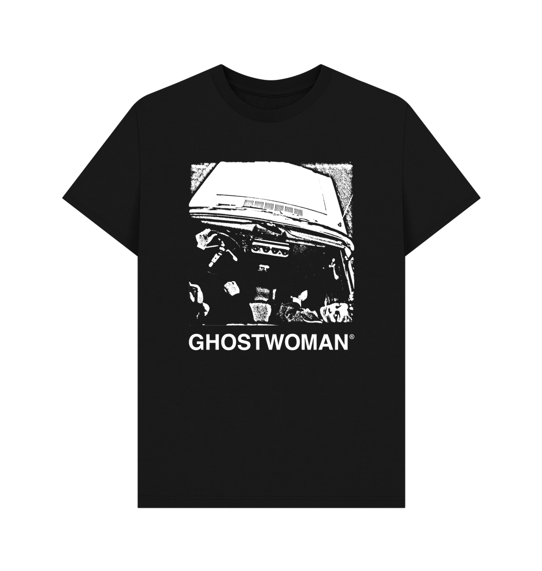 Black Printed T-shirt Front