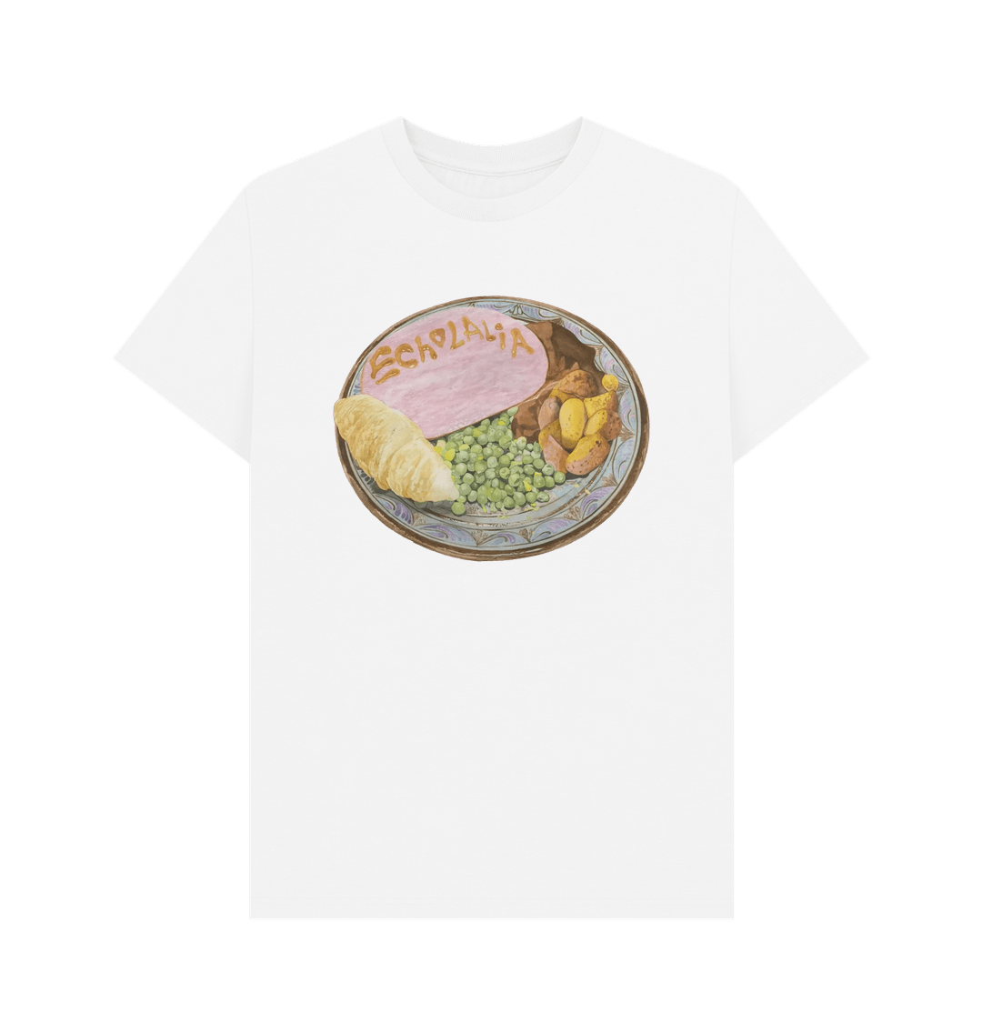 White Printed T-shirt Front