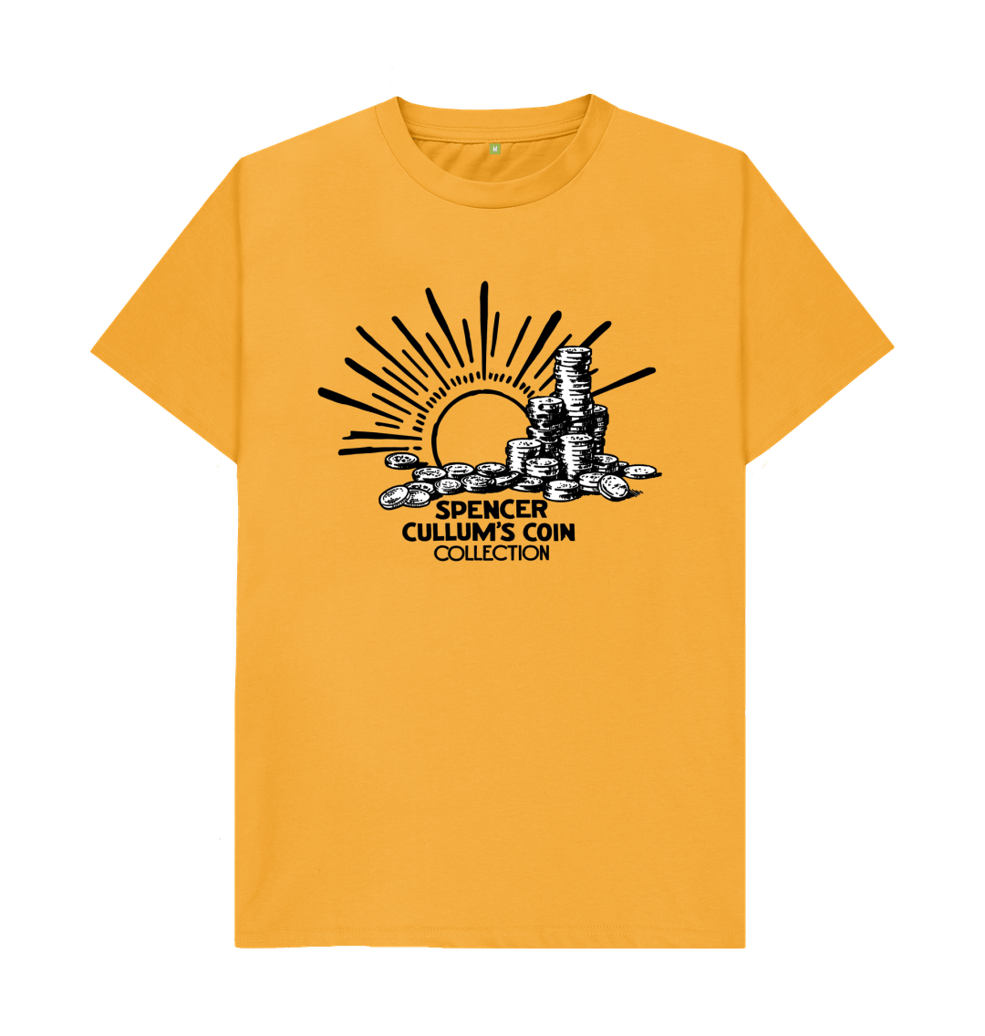 Mustard Printed T-shirt Front