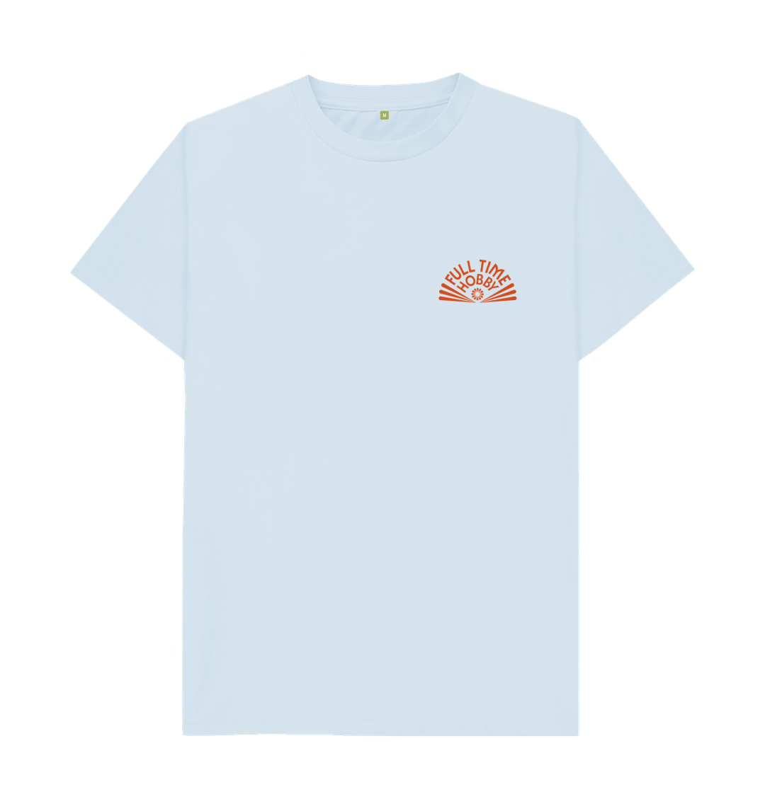 Sky Blue Printed T-shirt Front
