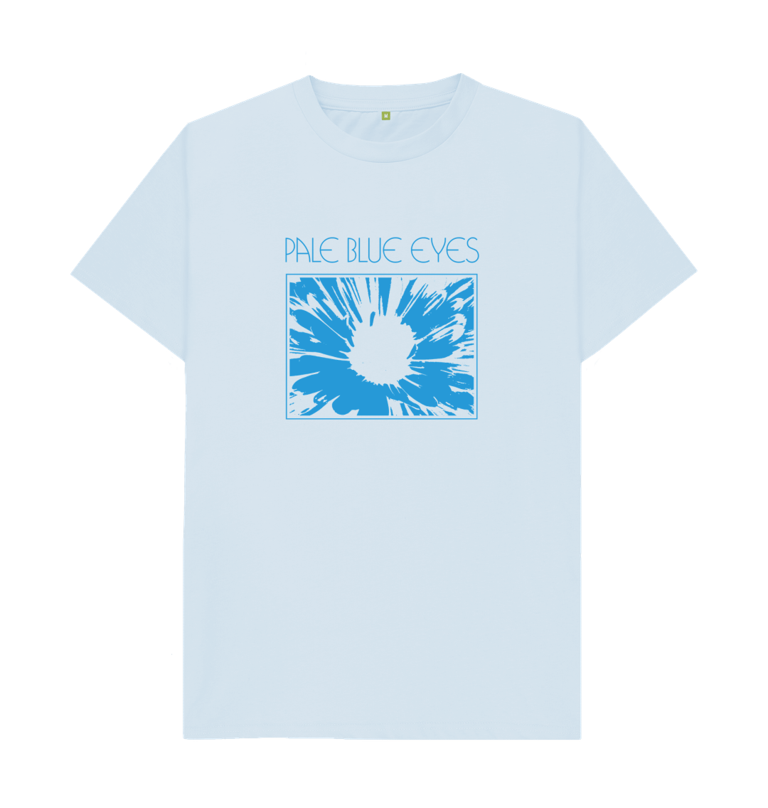 Sky Blue Printed T-shirt Front